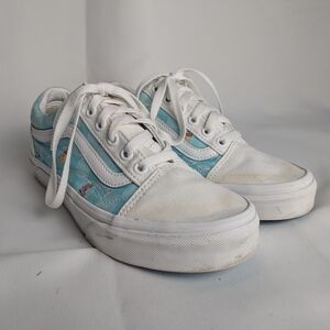 VANS Sponge Bob Square Pants Women Shoes Size 6.5 Colorful Special Edition